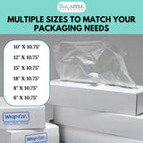 8" X 10.75" 0.45 Mil Wrap-Eze HDPE Pop-Up Food Service Sheets