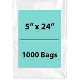 Clear Poly Bags Thickness: 4 Mil Size: 6 inch (width) X 6 inch (Height) Pack of 1000 Bags