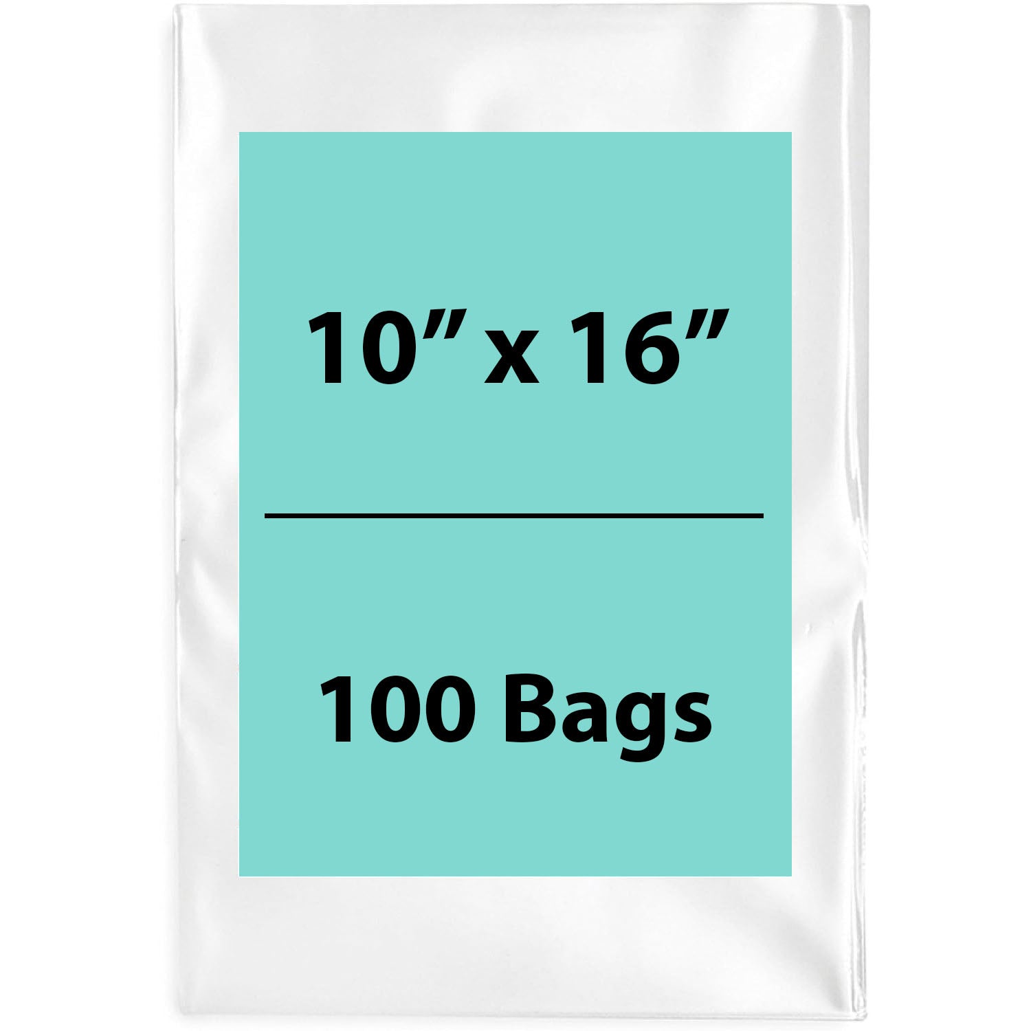 Clear Poly Bags 4Mil 10X16 Flat Open Top (LDPE)