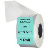 48" X 500' 4 Mil Class 100 Clean Room Tubing Roll