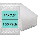 Bubble wrap bags Size: 4 inch (width) X 7.5 inch (Height) Pack of 100 Bags