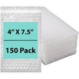 Bubble wrap bags Size: 4 inch (width) X 7.5 inch (Height) Pack of 150 Bags