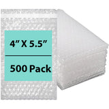 Bubble wrap bags 4"x5.5" 500 Bags