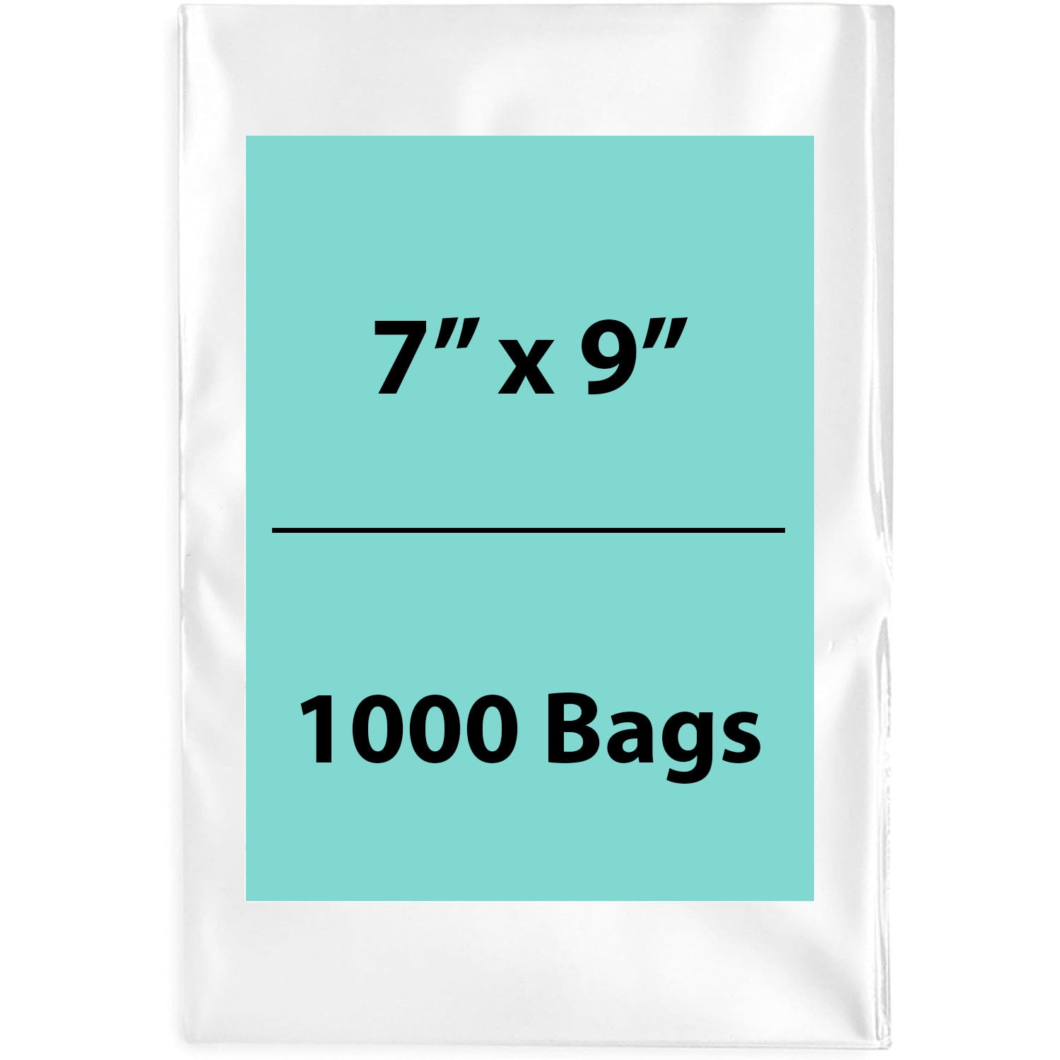 Clear Poly Bags 6Mil 7X9 Flat Open Top (LDPE)
