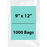 Clear Poly Bags 6Mil 9X12 Flat Open Top (LDPE)
