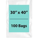 Clear Poly Bags Flat 6 Mil Thickness Size: 30 (width) inch X 40 (Height) inch