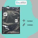 6 x 10 3 Mil co-extruded black back vacuum pouc