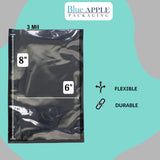 6X8 3 Mil Co-Extruded Black Back Vacuum Pouch
