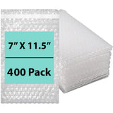 Bubble wrap bags 7"x11.5" 400 Bags