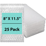 Bubble wrap bags Size: 8 inch (width) X 11.5 inch (Height) Pack of 25 Bags