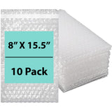 Bubble wrap bags Size: 8 inch (width) X 15.5 inch (Height) Pack of 10 Bags