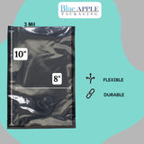 8 x 10 3 Mil co-extruded black back vacuum pouc