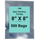 8" X 8" 3 Mil StratoGrey Static Shielding ESD Bags