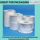 Clear Auto Fill Poly Bags 1.4 Mil, 3 inch (width) X 5 inch (height) Roll of 3000 Bags