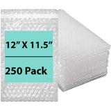 Bubble wrap bags 12" X 11.5" 250 Bags