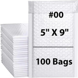 Poly Bubble Mailers 5" X 9" 100 Bags