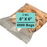 6X6 Inch Performance Zipper Bags 2 Mil Reclosable Extended Temperature