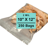 10X12 Inch Performance Zipper Bags 1.75 Mil Reclosable Extended Temperature