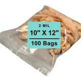 10X12 Inch Performance Zipper Bags 1.75 Mil Reclosable Extended Temperature