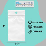 LDPE 4 mil 2.5" X 3" Reclosable Poly Bags with Hang Hole