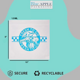 10X8 inches Deli Bags Slide Seal Printed Fresh To Go One Color 1.5 Mil LDPE