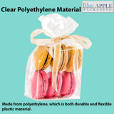 Clear Gusseted Poly Bags Size: 10 Inch x 8 Inch x 24 Inch thickness: 2 Mil