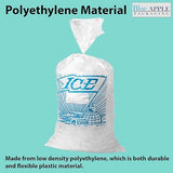 9X18 inches Ice Bags with Twist Ties Printed 1.2 Mil Metallocene (mPE)