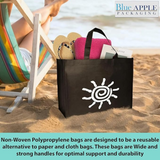 13X5X13+5 BG Inch Take Out Bags 80GSM Reusable Grocery Bags NWPP