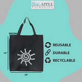 16X6X12+6 BG Inch Take Out Bags 80GSM Reusable Grocery Bags NWPP