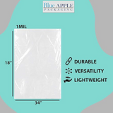 34X18 inches Pan Liners Poly Nylon 1 Mil Full Pan Deep PN