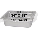 34X18 inches Pan Liners Poly Nylon 1 Mil Full Pan Deep PN