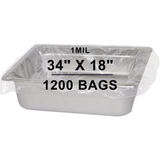 34X18 inches Pan Liners Poly Nylon 1 Mil Full Pan Deep PN