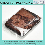 5X5+1BG+1.5LP inches Lip and Tape Resealable Bags Co-Extruded 1.5 Mil PPE