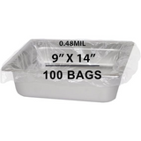 9X14 inches Poly Pan Liners 0.48 Mil Two Quart Round PTL