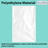  Clear Poly Bags Flat 6 Mil Thickness Size: 18 (width) inch X 24 (Height) inch