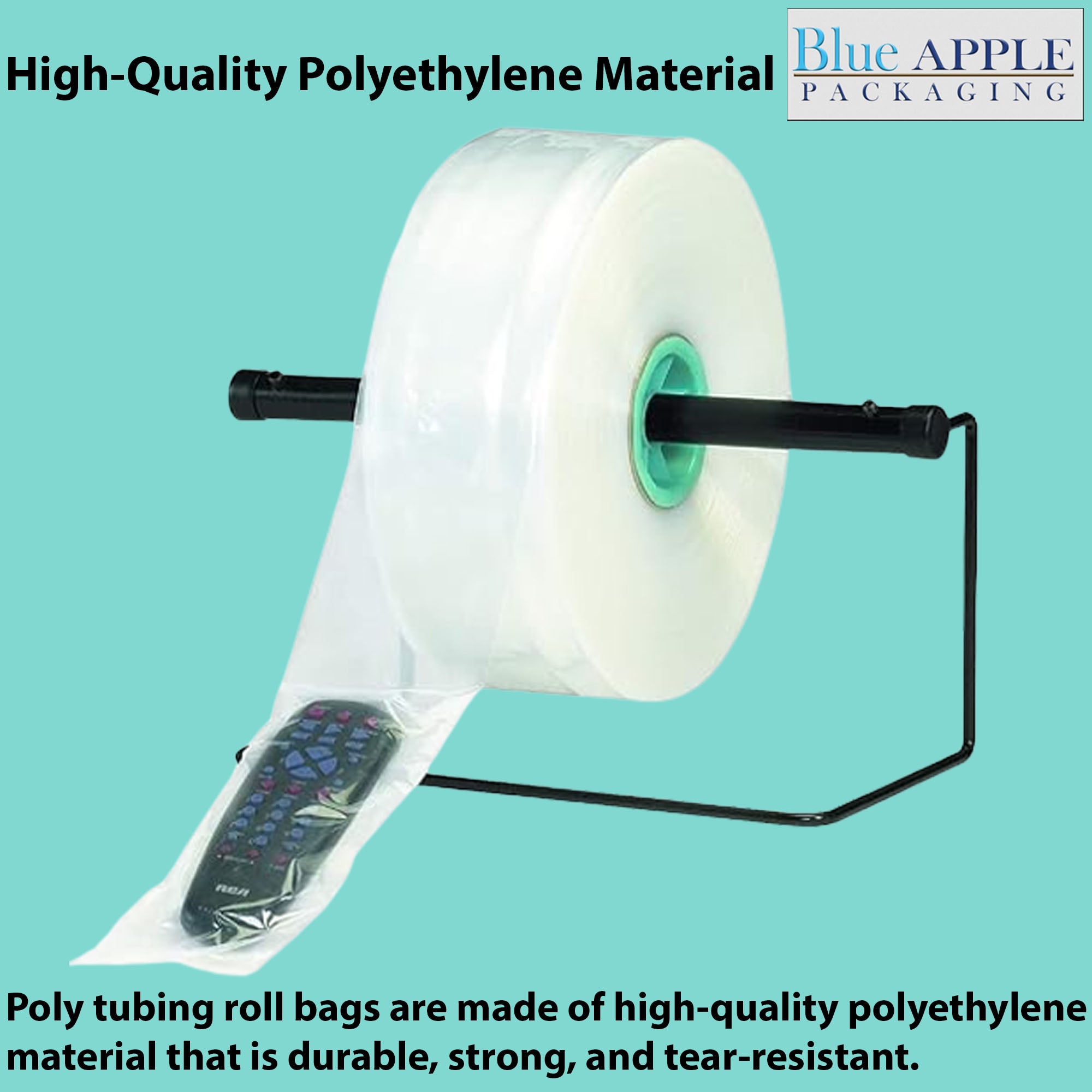 Food Grade Poly Tubing Roll Bags 2Mil 5x2150ft- Impulse Heat Sealer