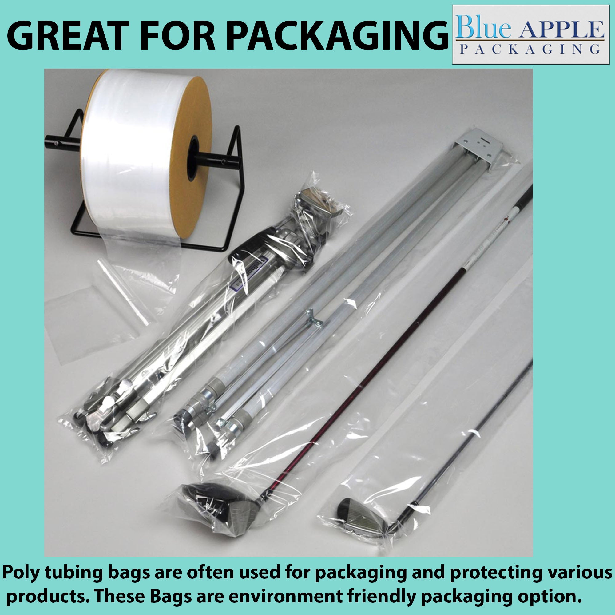 Food Grade Poly Tubing Roll Bags 2Mil 4x2150ft- Impulse Heat Sealer