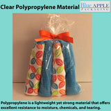 Flat clear Polypropylene Bags 1.5 Mil 3X5.5 inches