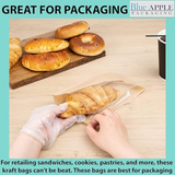 3.5X2.25X7.25 inches Paper Sandwich Bags 80 GSM Kraft w/OPP
