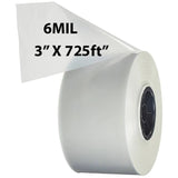 Poly Tubing Roll 6 mil 3" X 725'