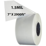 Food Grade Poly Tubing Roll Bags 1.5Mil 7x2900ft- Impulse Heat Sealer